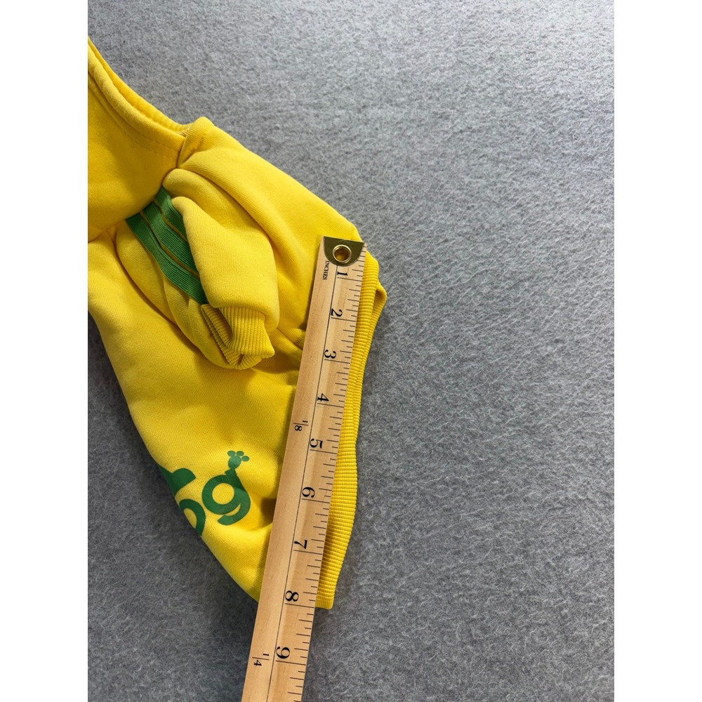 Adidog Pet Hoodie Yellow Green Stripes Graphic Dog Sweatshirt Med ** 2 Shirts ** - Picture 8 of 11